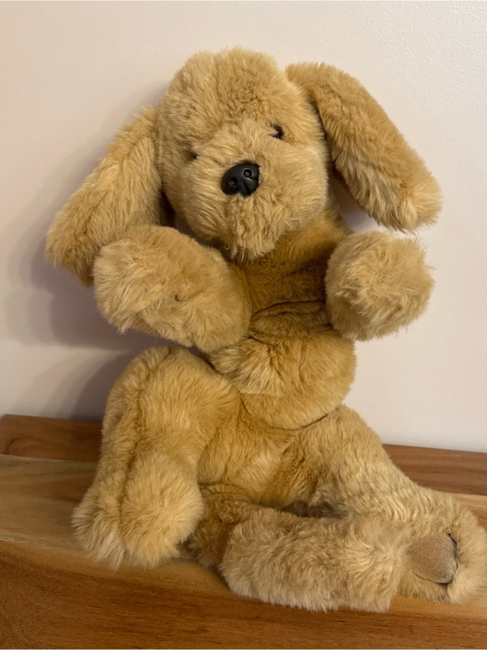 Gund 1985 Muttsy Puppy Dog Plush Large Floppy Golden Retriever 20in Soft VTG